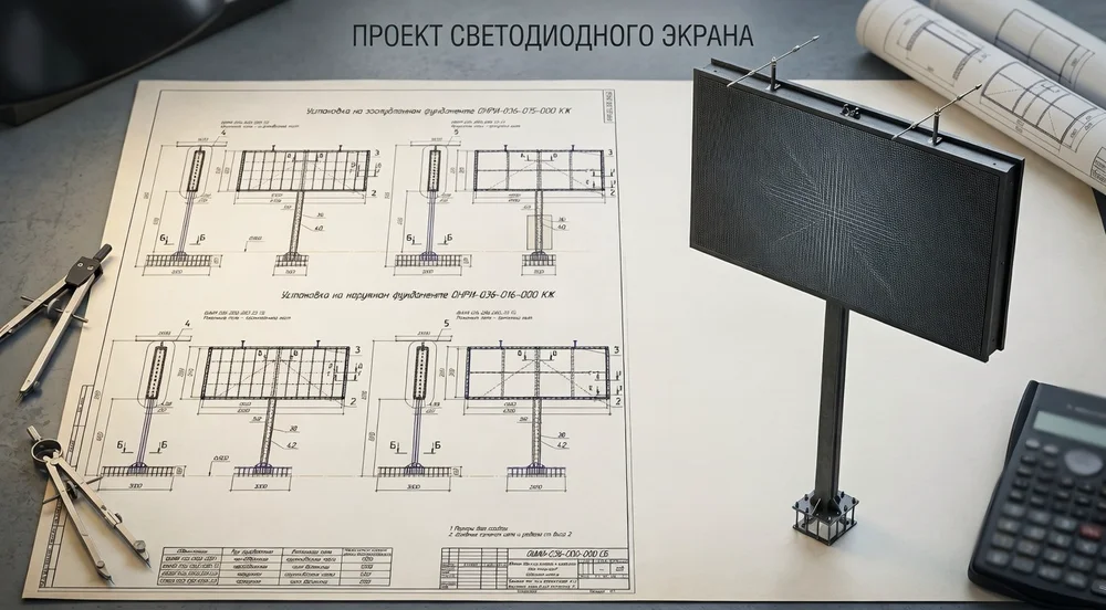 Проектирование LED экранов